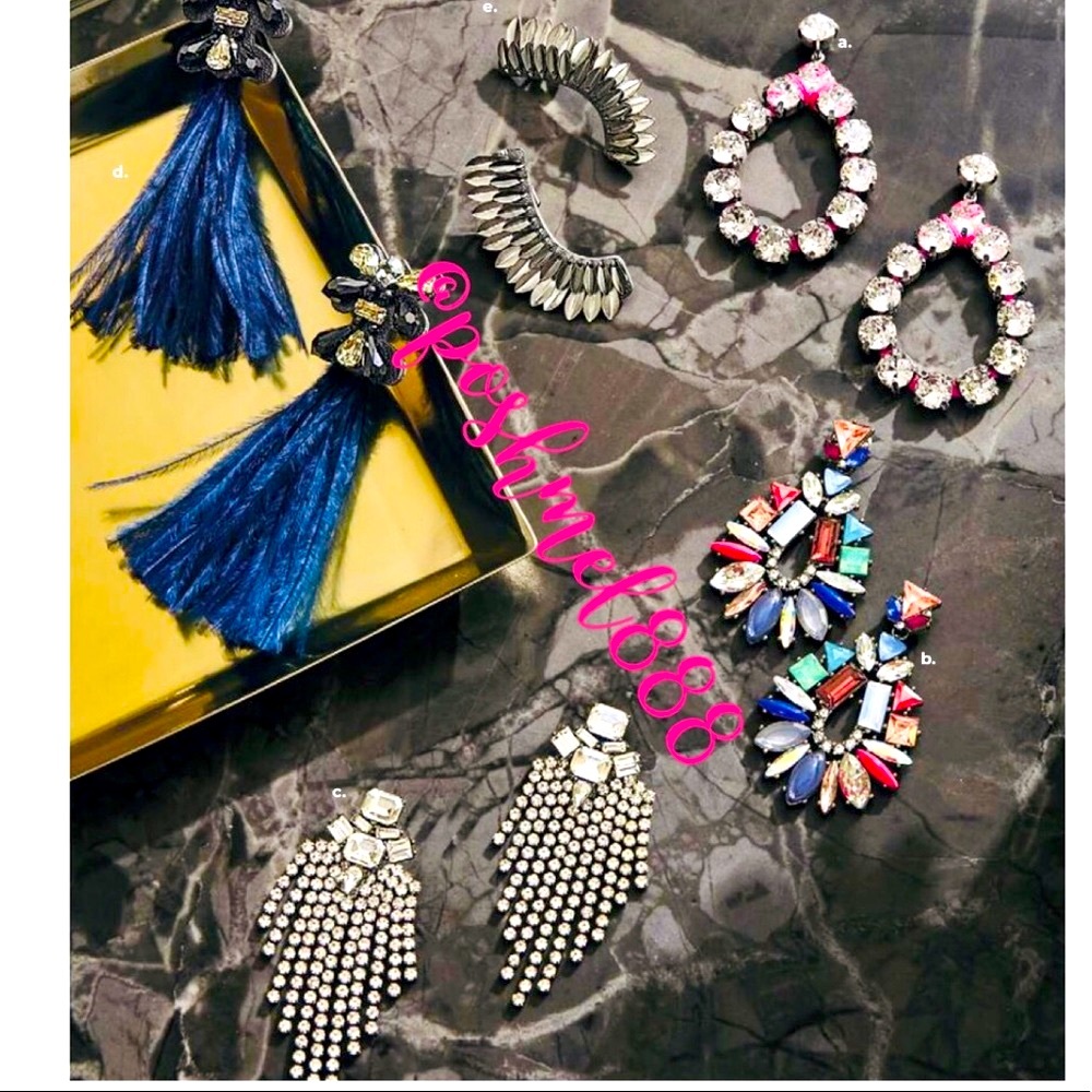 Stella & Dot | Versatile💗Hot Pink+Crystal Rhinestone+Silver Neon DreamEa…